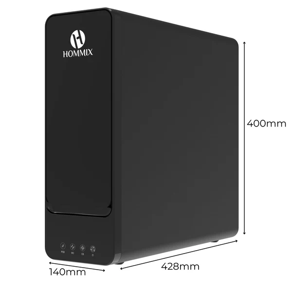 Hommix hydRO Under Sink Tankless RO System With Hommix Sasani 304 Stainless Steel 3-Way Tap - Görsel 2